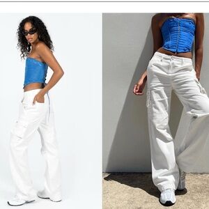 Princess polly white cargo pants
